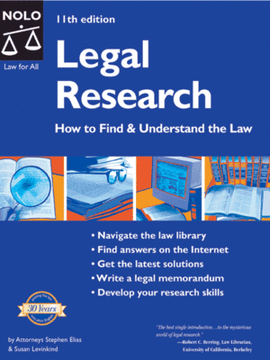 cover image of Legal Research